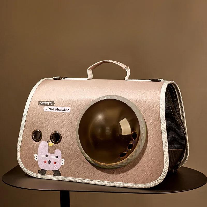 Zwierzę Przenośna Kapsuła Kosmiczna Na Wynos Torba dla Kota Ręczna Składana Torba na Ramię Plecak na Wycieczki Kreskówkowa Torba dla Kota Psa