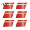 Wheel Hub Reflective Strip 6Pcs Rim Sticker Waterproof Decorative Universal Car Trim Motorcycle Vehicle Supplies Exterior