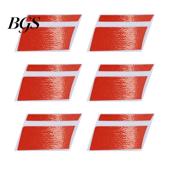 Wheel Hub Reflective Strip 6Pcs Rim Sticker Waterproof Decorative Universal Car Trim Motorcycle Vehicle Supplies Exterior