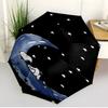 Snoopy Print Automatic Open Close Umbrella, Portable Foldable Umbrella, for Outdoor Commute Camping Trip, Ideal Birthday Gift