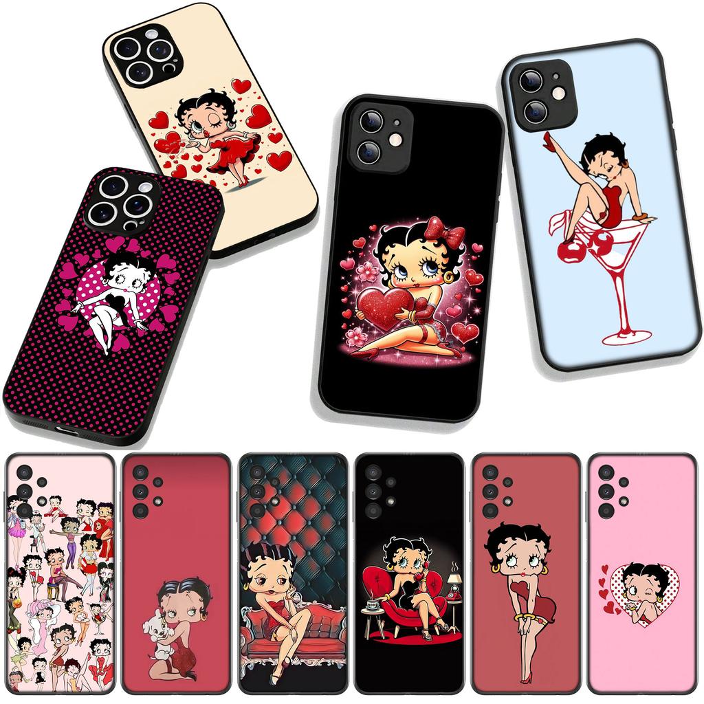 for Motorola Moto Edge 70 60 Fusion 40 NEO 20 Pro G Stylus G56 G96 G71 G73 G52 G41 G42 G51 Case Poster B-Bettys Anime B-Boops