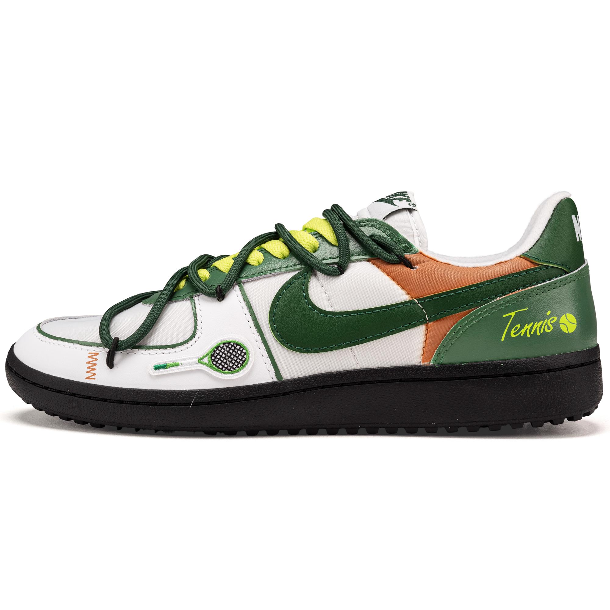 

Nike Field General 82 Abrasion Resistant Low top Vintage Basketball Shoes Unisex White Green Black FQ8762-104(TeamF-) 42.5