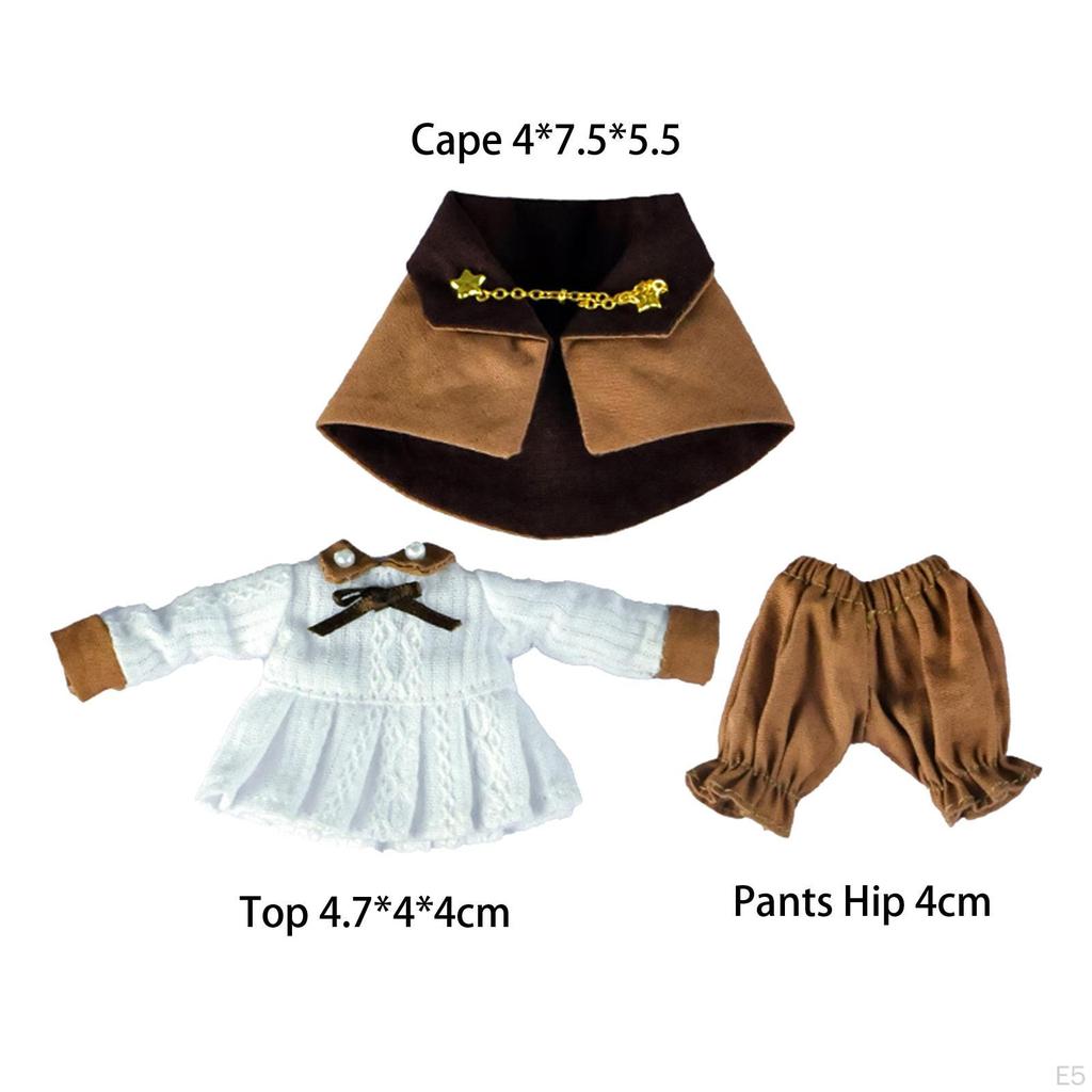 Adorable Doll Outfit Set for 6-inch BJD Dolls