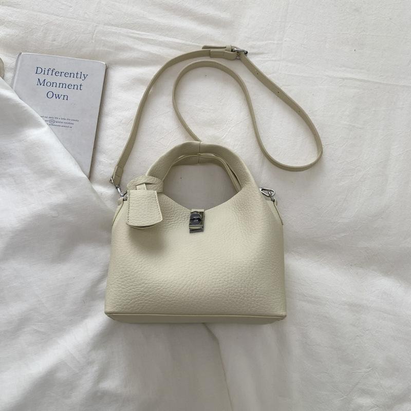 

High-end Style Small-batch Fashion Minimalist Handbag, Shoulder Strap Crossbody Bucket Bag