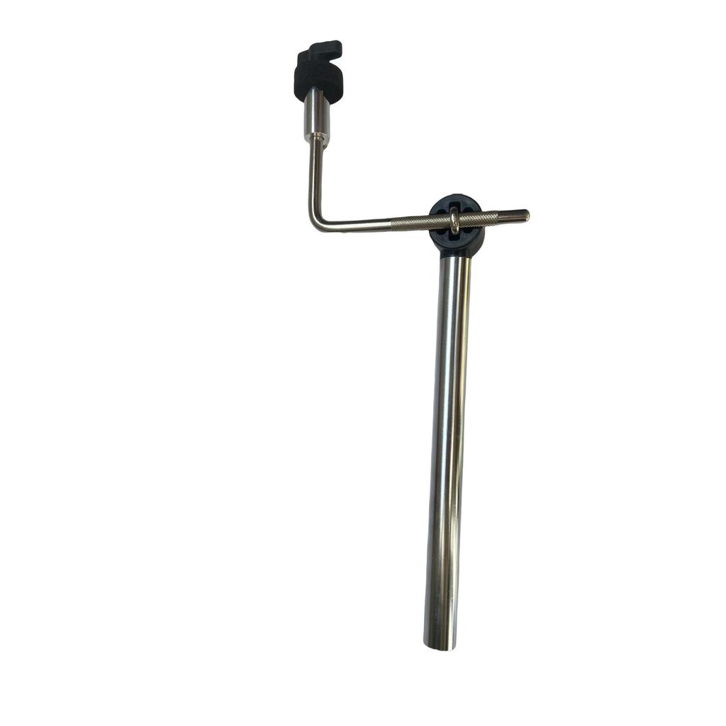Dual-Arm Electronic Drum Cymbal Stand with Cross Tube Clamp, 38mm