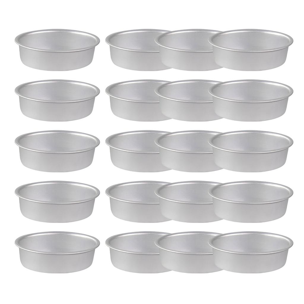20 ks Všestranné oválné pečicí formy Praktické oválné hliníkové pečicí formy na lahodné cheesecaky a chleby
