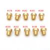 Pack of 10pcs 6mm 5mm Thread Motorcycle Main Jet M6 M5 Kit for DellOrto BGM Motoforce Carburetor Injector Nozzle Size 50-200