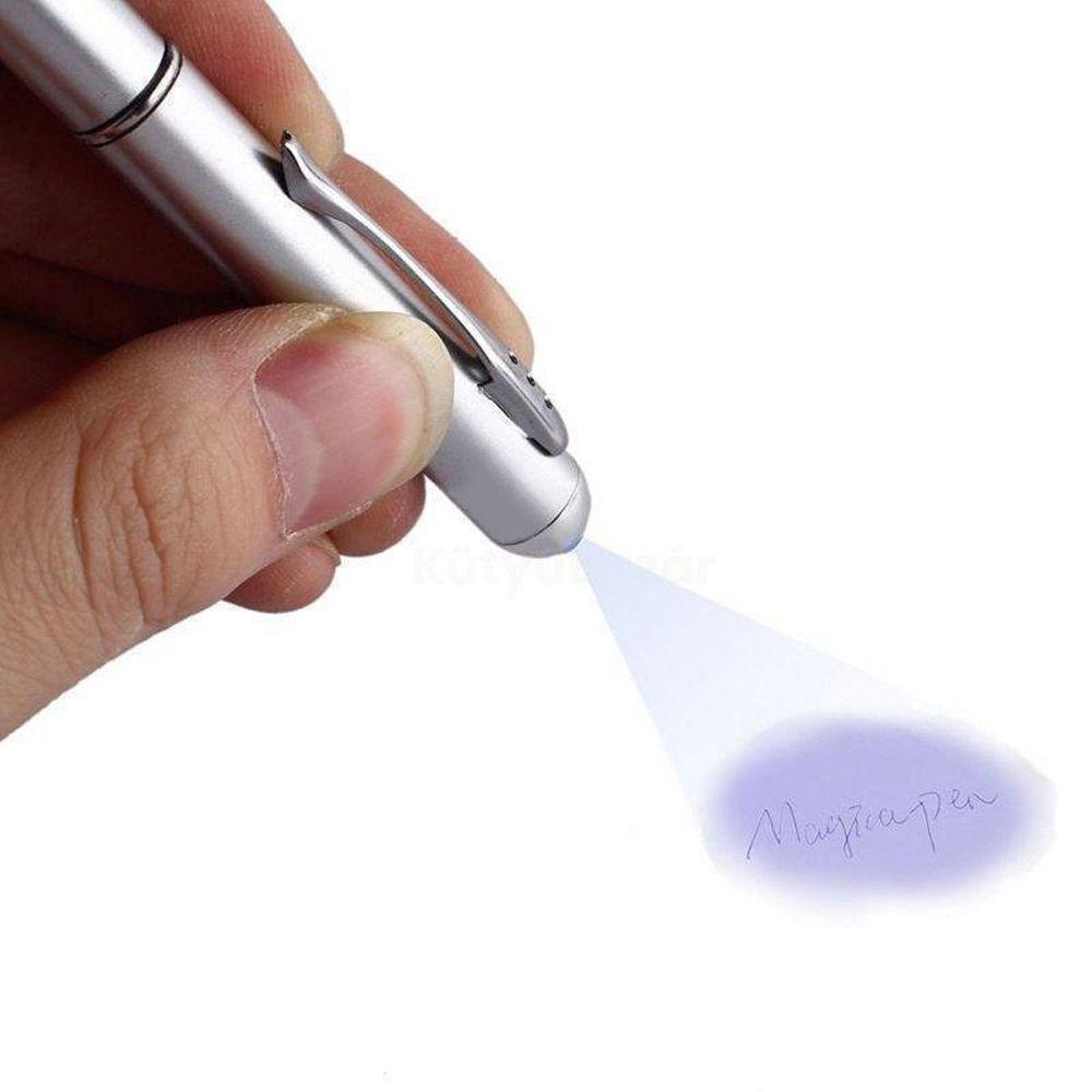 Writing Drawing Magic Stationery Invisible Ink Pen UV Light Pen Ballpoint Pens Magic Secret Pen