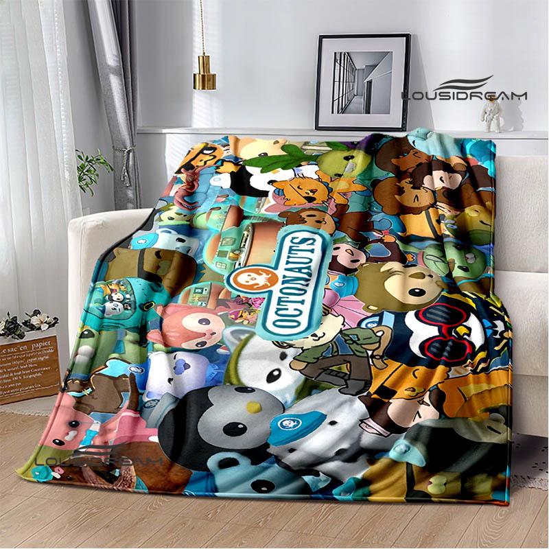 3D The-Octonauts printed blankets picnic blanket Warm Flannel blankets Soft and comfortable blanket bed linings Birthday Gift