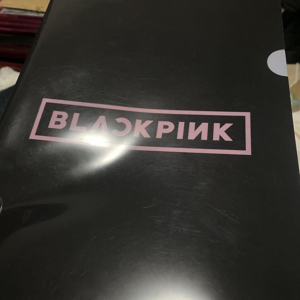 [USED] BLACKPINK JISOO autographed clear file