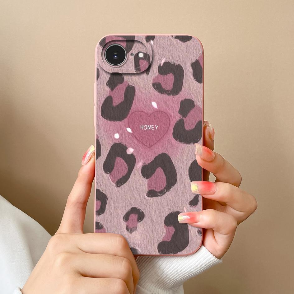 Cute Lucky Girl Phone Case For Apple iPhone 16e Soft Liquid Silicone High Quality Anti Drop Durable Anti Slip Protective Shell For Apple Bumper Covers