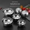 15cm 304 Stainless Steel Double-Layer Anti-Scald Bowl