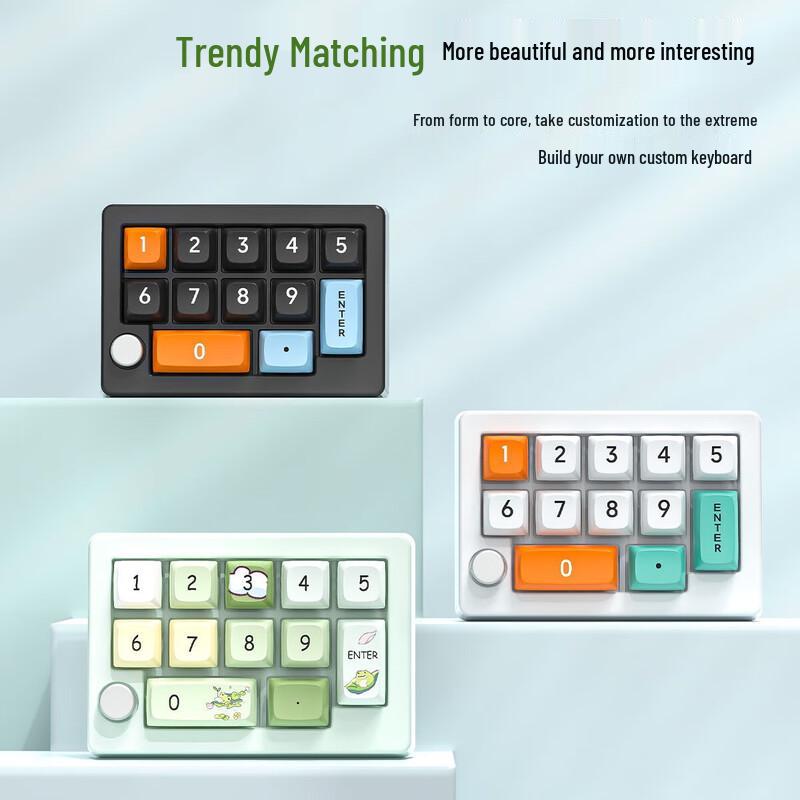 MKESPN SXS-W908 Tri-Mode RGB Hot-Swappable Mechanical Gaming Keyboard