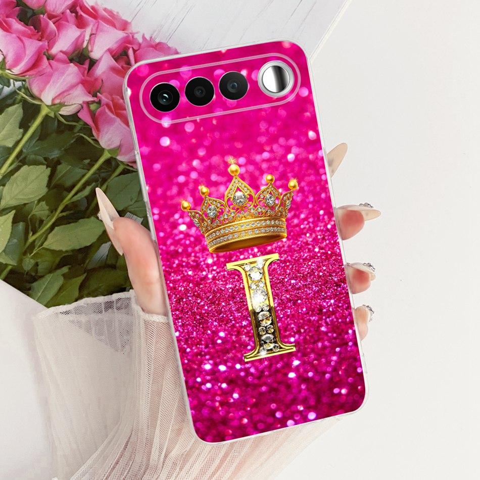 For Realme 16 RMX5171 2026 Fashion Crown Letter Phone Case For Realme 16 5G Soft Silicone TPU Cases