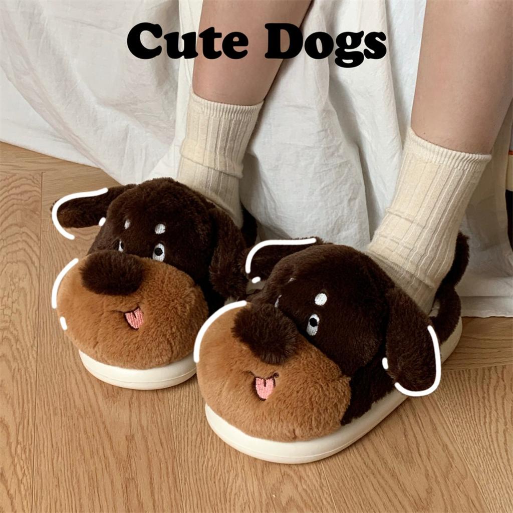 Mao Mao Shoes, Couple Slippers, Comfortable, Soft Soled Shoes, Casual Shoes, Home Slippers, Cotton Slippers