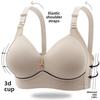 Ladies' Adjustable Shoulder Strap Solid Color Bra - Soft and Breathable, Built In Pad Design Comfortable and Close Fitting, All Season Elegant