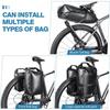 Universal Bike Cargo Rack Tool  Assembly 30kg Capacity  Aluminum Construction