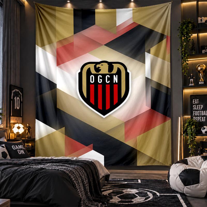 Wall Hanging Tapestry OGC Nice FC Print Cloth for Living Room Bedroom Home Decor
