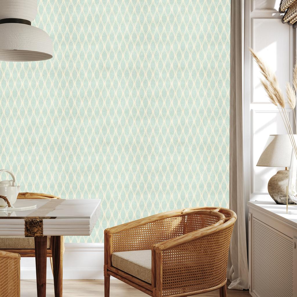Wallpaper Delicate pattern in retro style for living room and bedroom 50x1000