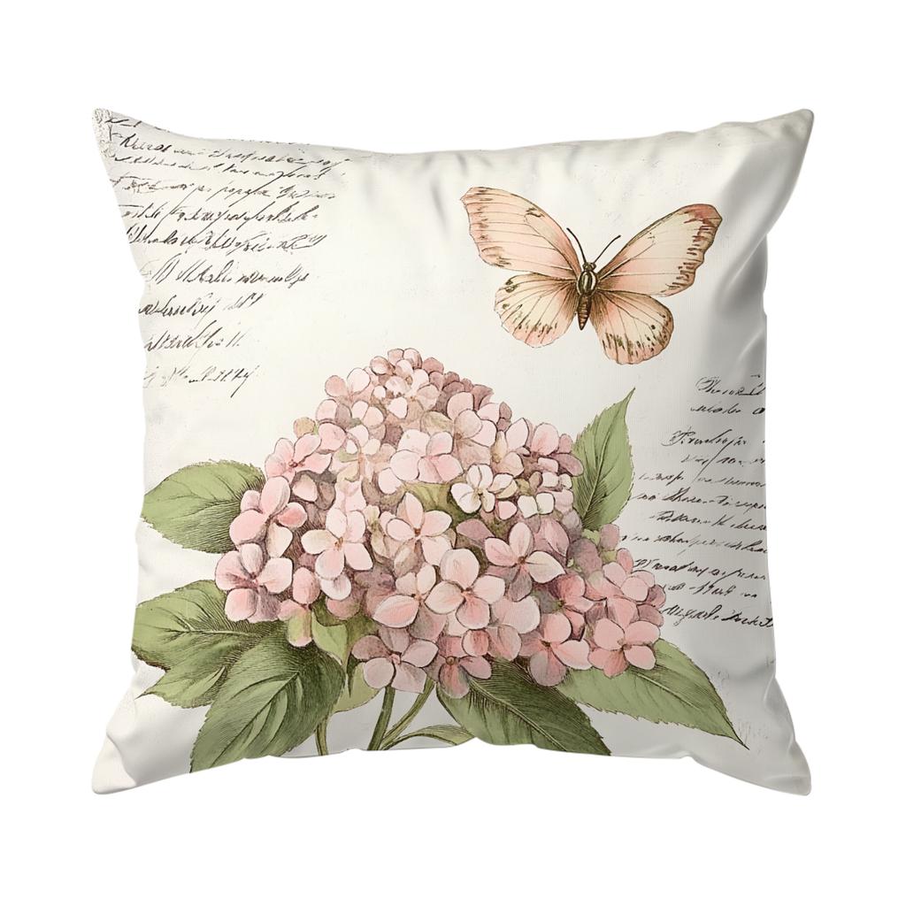 Retro Floral Design Cushions Pillowcase Polyester Cushion Cover Throw Pillow Pillowcover Home Car Sofa Decor