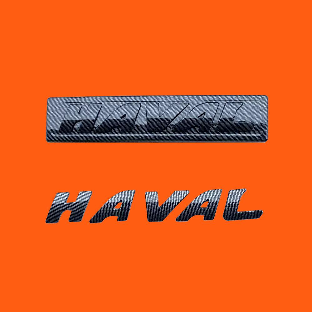 Front Grille Hood Logo Stickers For Haval H6 Front Rear Trunk Styling Emblem Paste Car Accessories