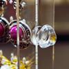 A Clear Earring And Necklace Display Case, Vintage Plastic Storage Case With Drawers For Bracelets, Rings And Accessories