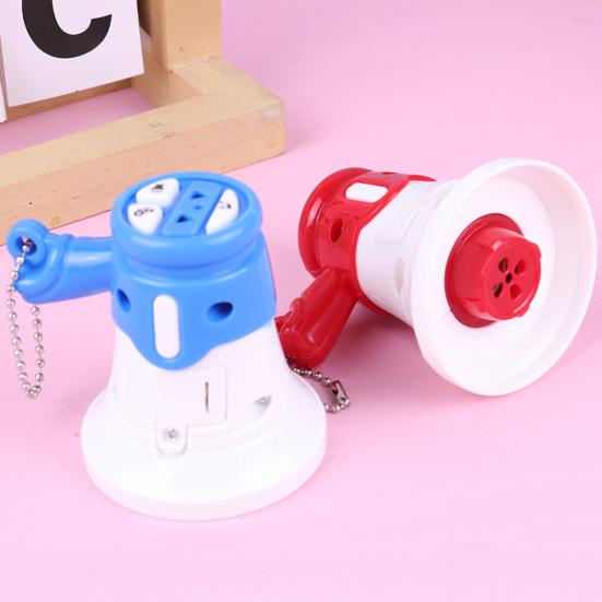 Voice Recording Speaker Keychain 3 Sound Effects Loudspeaker Trick Toy Funny Music Pendant Funny Prank Gadget for Parties Office Classroom