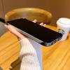 For iPhone 16 Pro Max Case Compatible with MagSafe Borderless PC+PU Leather Phone Back Cover