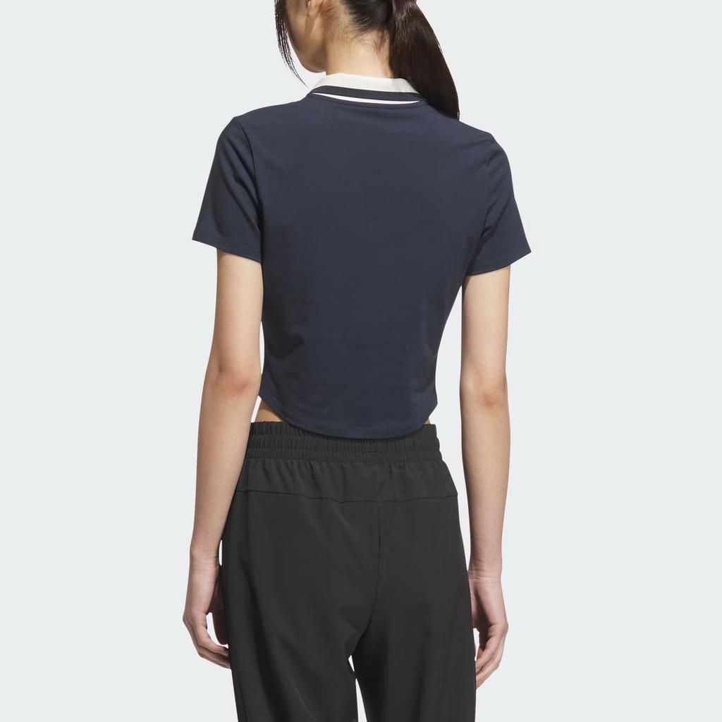 adidas Sportswear SS25 Casual Slim Fit Short Sleeve Polo Shirt Women Tops KC0076