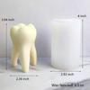 Tooth Candle Mold, Large Teeth Style Silicone Molds for Wax Resin DIY Candles Handmade Soap Mould, Hand Crafts for Home Wedding Party Decoration