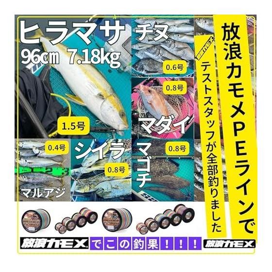 Used New Wandering Seagull PE Line Fishing Line No. 1 1000M Hi-Vis Yellow 8 Pieces 18lb Ultimate Power Seabass Hairtail Bluefish Shore Jigging