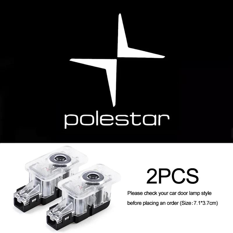 2Pcs HD Car Led Door Projector Lamp Welcome Light For Volvo Rdesign V40 V60 S60 S90 XC60 S40 XC40 XC90 Car Accessories