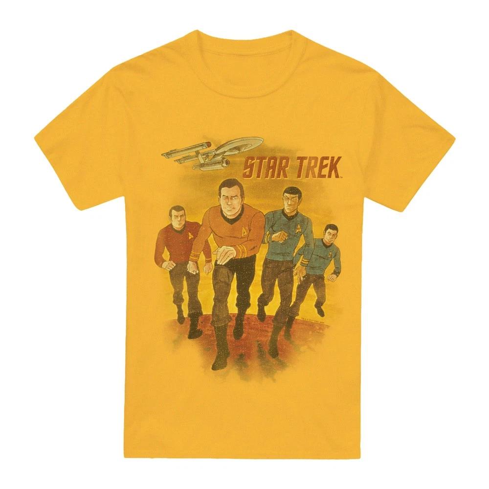 Star Trek Animated T-Shirt S-3XL, Gold