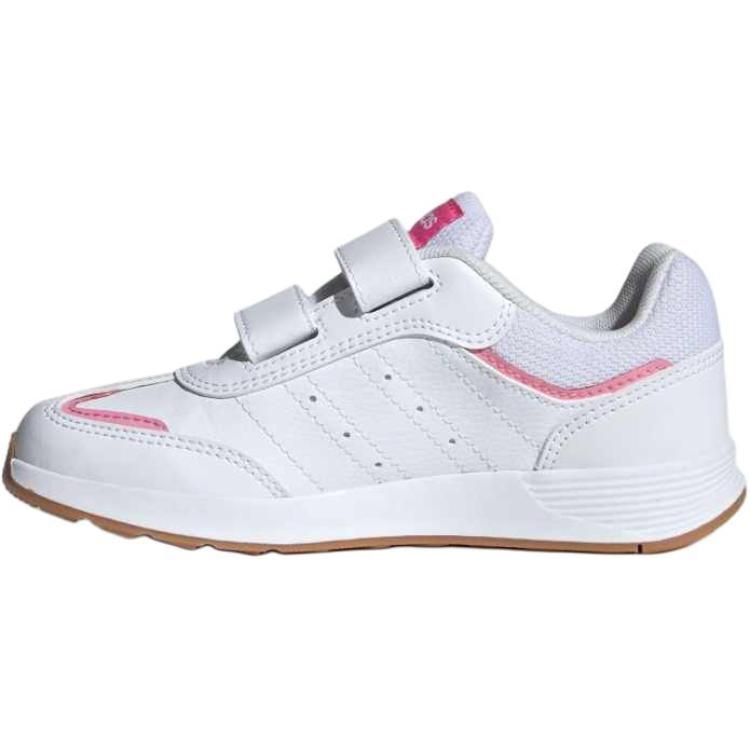 Adidas Tensaurs Switch Cf Soft Comfortable Durable Low Top Casual Shoes Kids Casual Shoes White Pulse-Magenta Blessing-Pink JI1052