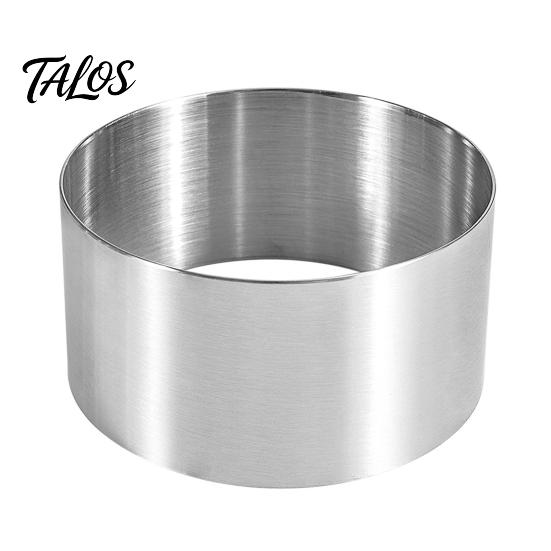 Donut Shaping Tool Stainless Steel Circle Cake Mold, 1.97" Deep Round Biscuit Pastry Ring, Egg Frying Ring Easy to Demold Baking for Donuts