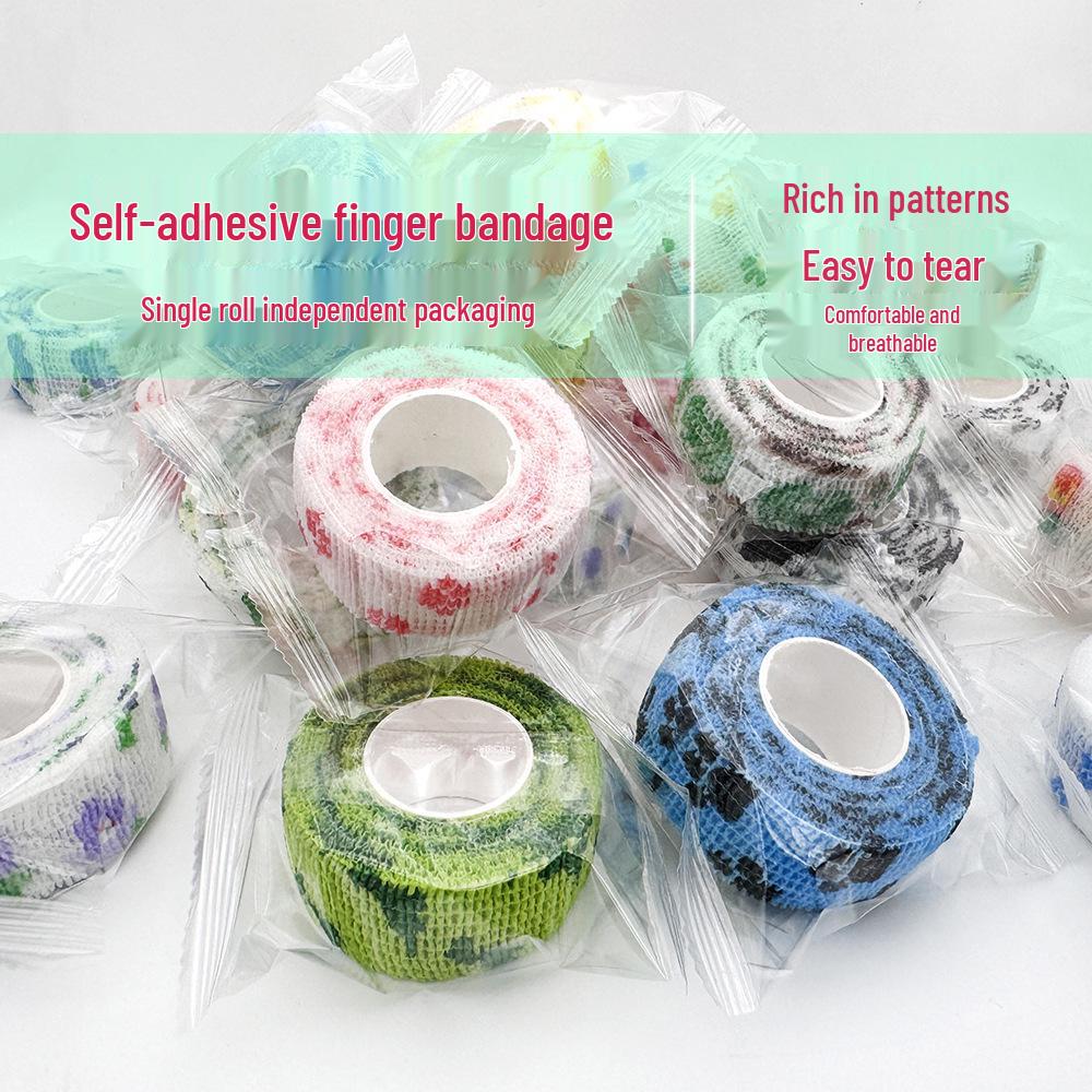 Elastic Finger & Wrist Support Bandage – Non-Slip Self-Adhesive Protection for Writing & Sports