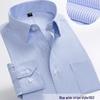 Men's White Long Sleeve Professional Business Shirt with Optional Short Sleeve and Tie