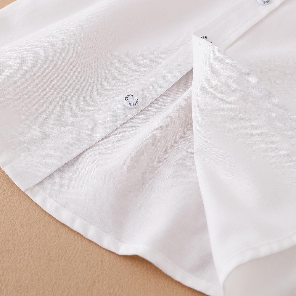 Jungen Schuluniform Hemden Langarm Frühling Herbst Umlegekragen Kinder Tops für Schulkinder