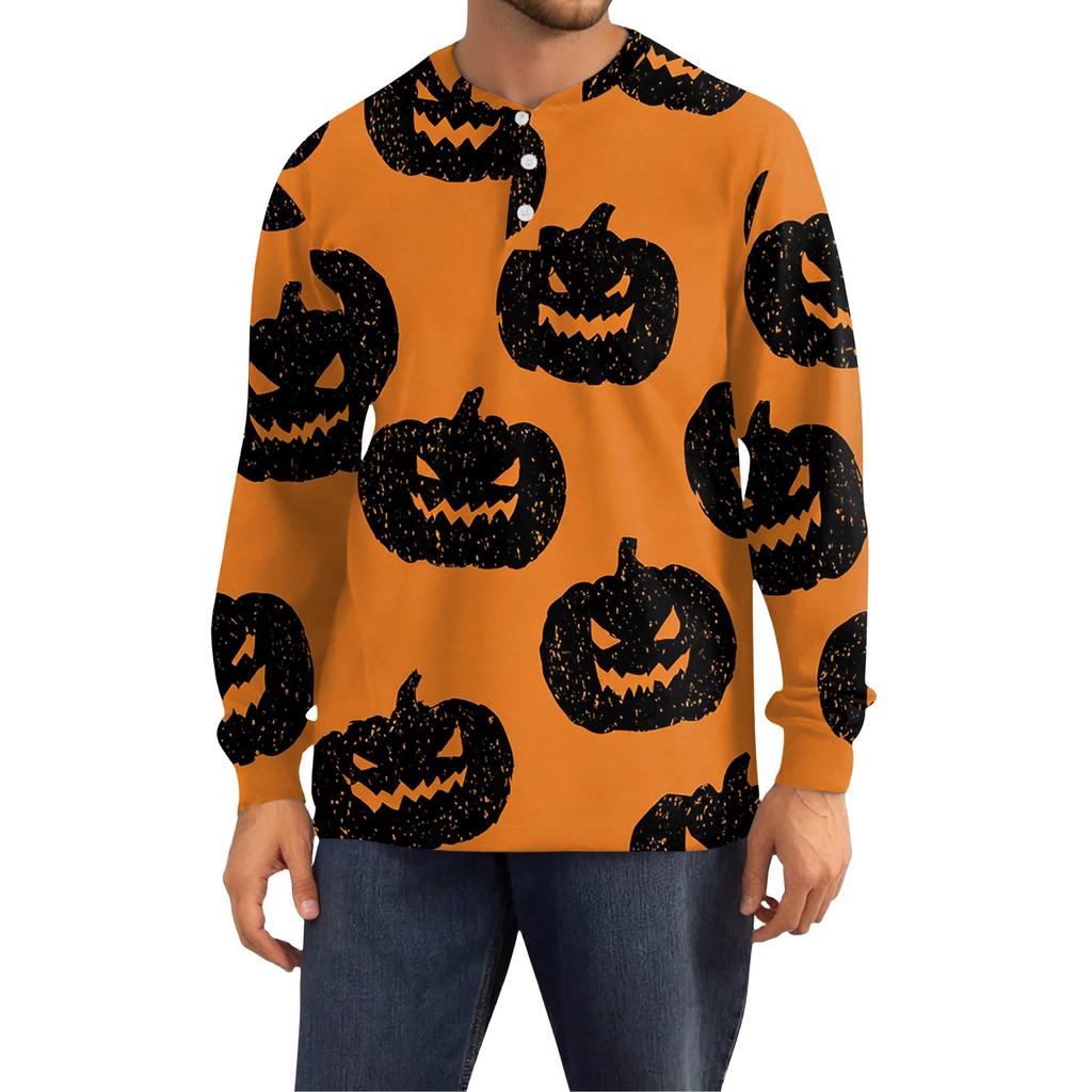 Pánská volná ležérní mikina s dlouhým rukávem, klopou a zapínáním na zip