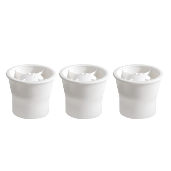 3Pcs Silicone Round Ice Cube Molds with Lids Easy Release Sphere Ice Maker for Whiskey Cocktails Bourbon Slow Melting Spherical Ice Makers for Drinks