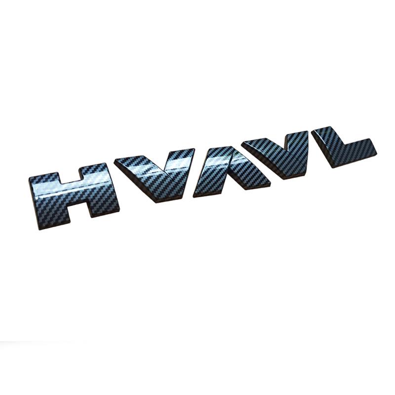 

For Haval H6 PHEV H6 Fuel 2024 Black Logo Emblems Front Grill Rear Trunk Tailgate Emblem Car Styling Accessories