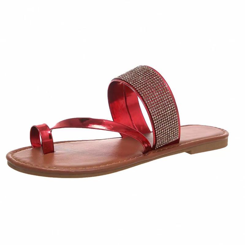Fashion 2024 Summer Women's Flip Flops Casual Luxury Hot Flats Shoes Home Slippers Bedroom Comfortable Cheap Products and