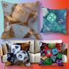 Fashion Luxury Dice  Pillow cover Soft Microfiber Pillowcase Home Sofa Decor Surprise Decorative printed