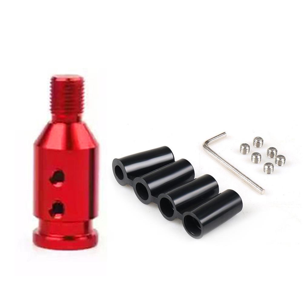 Universal Car Manual Gear Shift Knob Adapter Aluminum Alloy for M12x1.25 Thread for BMW Honda Shift Knob