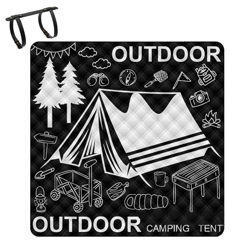 Outdoor Waterproof Camping Mat with Carry Strap