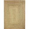Handcrafted Natural Braided Jute Rug 120x170