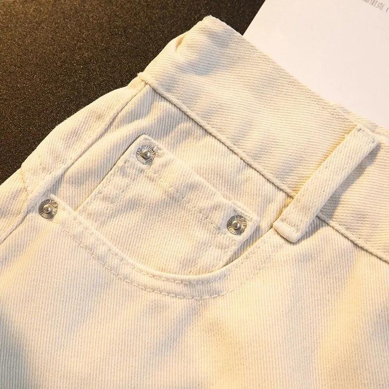 Jean Shorts Pants Women Summer Versatile Vintage Loose Large Size Casual Wide Leg Pants Shorts