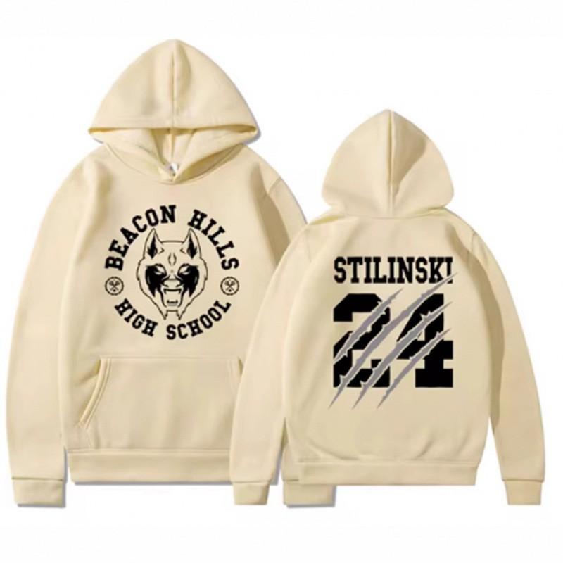 Teen Wolf Stiles Stilinski Inspiriertes Hoodie Herren Freizeit Herbst Grafik Sweatshirt Unisex Streetwear
