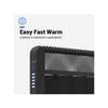 Universalblue Formosa 4020B Radiador de Mica con WiFi 2000W Negro