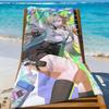 Lynae WuWa Game Towel Sports Quick Dry Travel Camping Gear Sandproof Soft Light Large Beach Towel